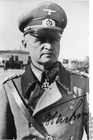 De Duitse generaal Johannes Blaskowitz