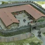 Romeins castellum bij Ockenburgh, Den Haag - reconstructie