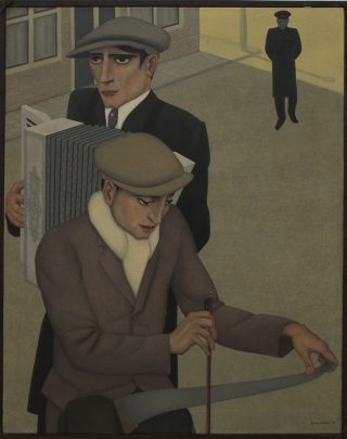 Johan van Helle, "Zingende zaag" (1934). Bron: boek / cc Stedelijk Museum Amsterdam