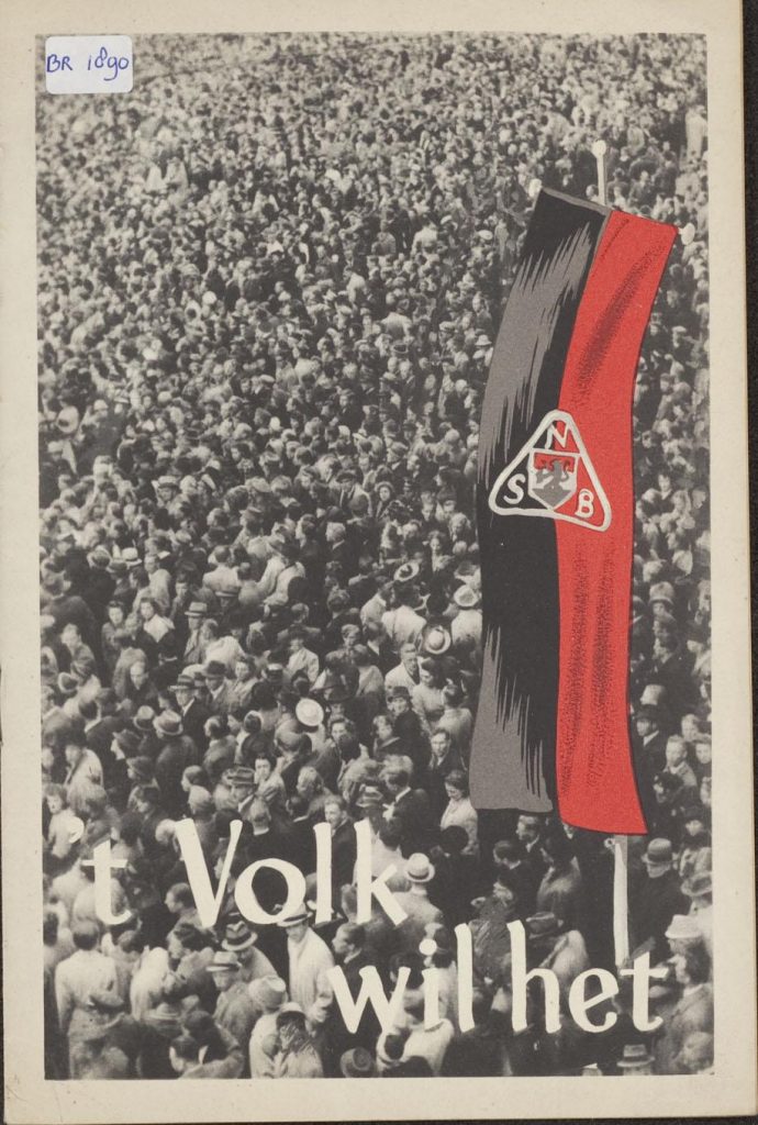 Detail van een NSB-poster (Geheugen van Nederland)