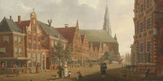 Nieuwstraat in Hoorn (1784) van Izaak Ouwater (WFM)