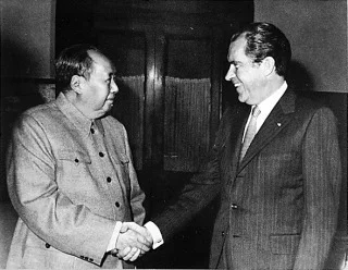 Nixon & Mao, tijdens een ontmoeting in 1972