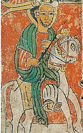 15e-eeuwse afbeelding van koning Lalibela