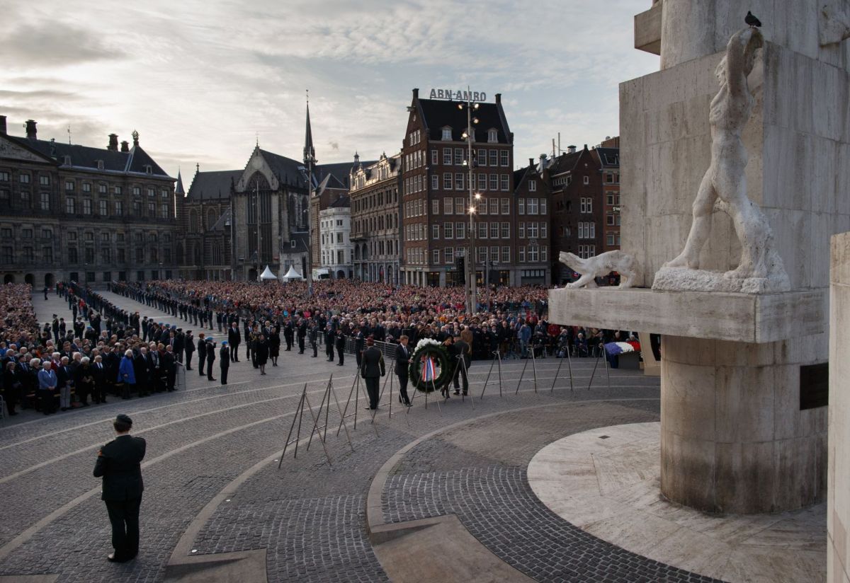 dodenherdenking op de dam 2014