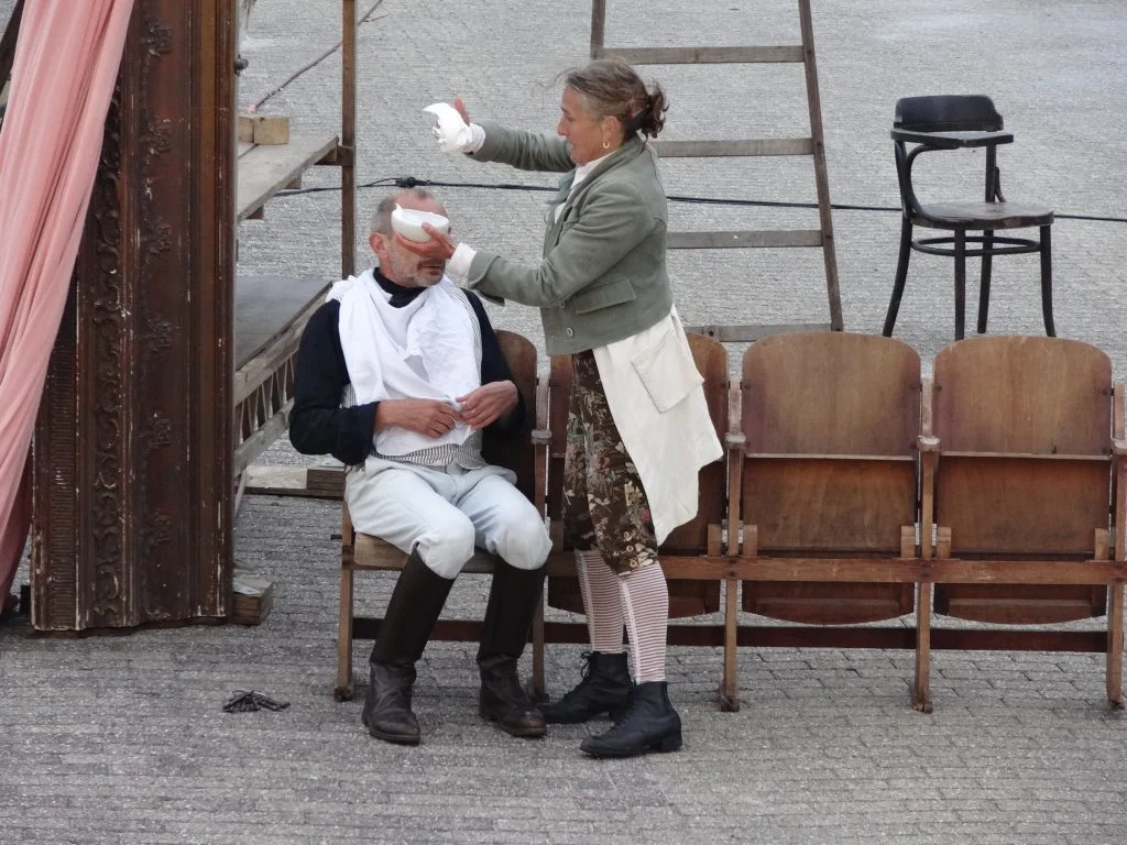 Foto van toneelstuk Figaro (Oerol/Terschelling) - Paul Prillevitz