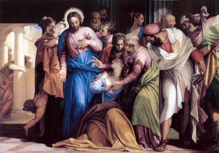 Jezus en Maria Magdalena, een schilderij van Paolo Veronese (National Gallery)