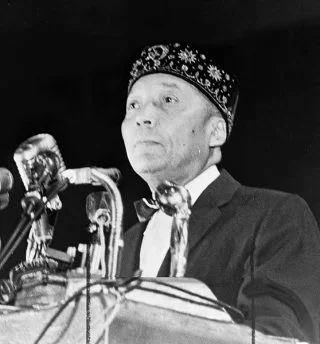 Nation of Islam-leider Elijah Muhammad (1964)