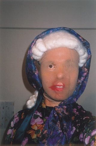 Wolfgang Tillmans, Deranged granny (self), 1995, 214 x 143 x 6 cm