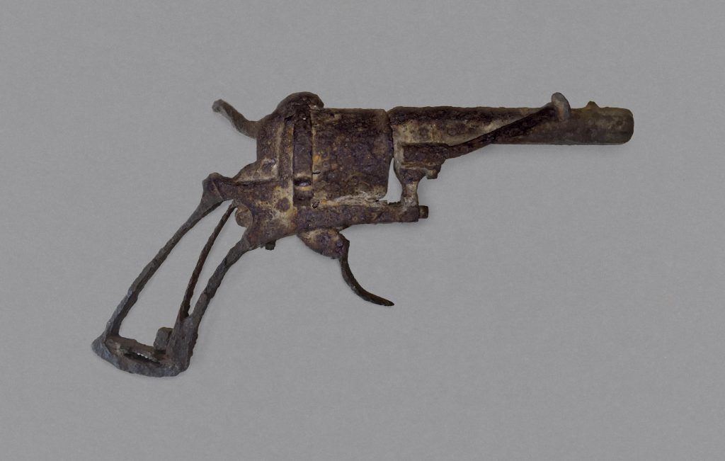 Revolver, type ‘Lefaucheux à broche’, 7mm, 1865-1873, particuliere collectie