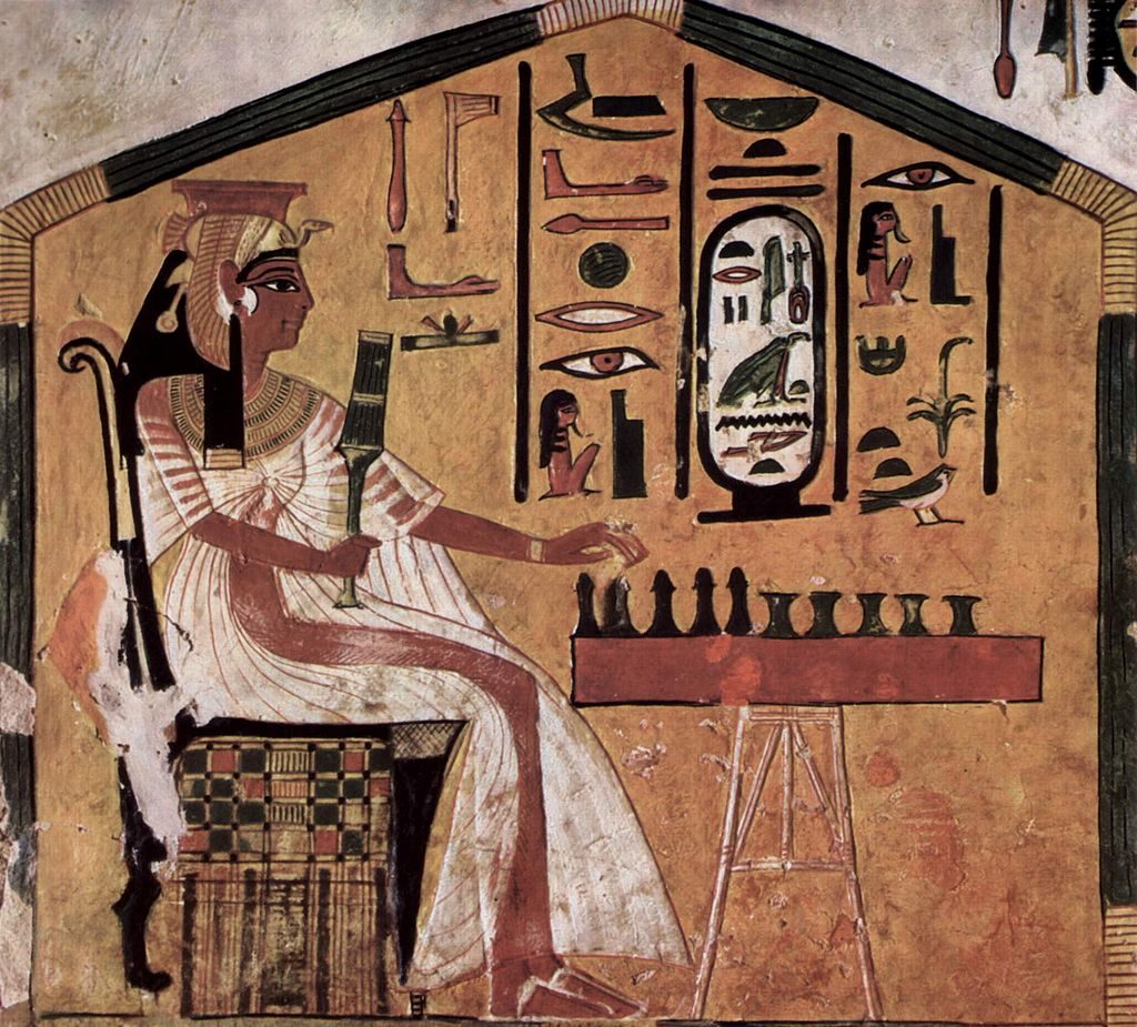 Afbeelding in de graftombe van Nefertari - cc