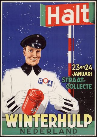 Affiche voor een Winterhulp-collecte uit 1940