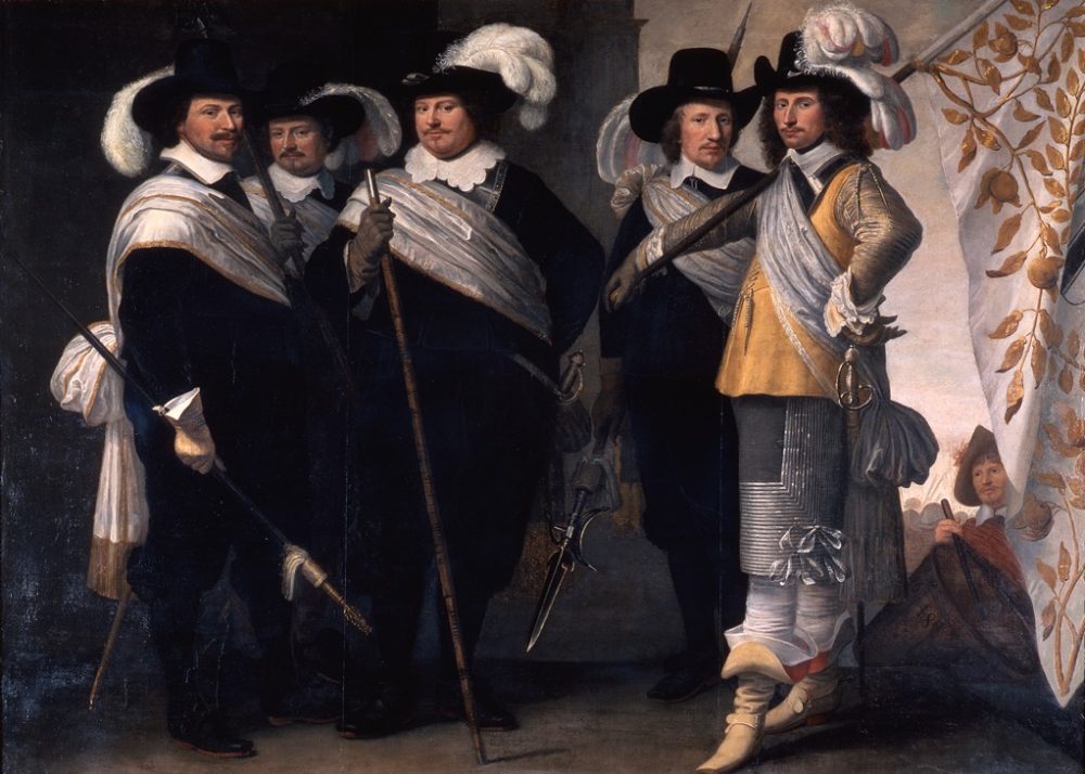 De officieren van het Witte Vendel, 1648 - Jacob Delff II