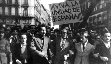 Falangistische demonstratie 1934