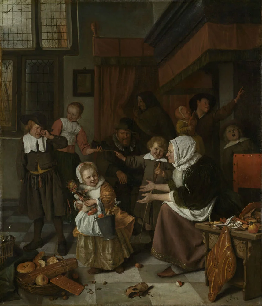 Het Sint-Nicolaasfeest, Jan Havicksz. Steen, 1665 - 1668