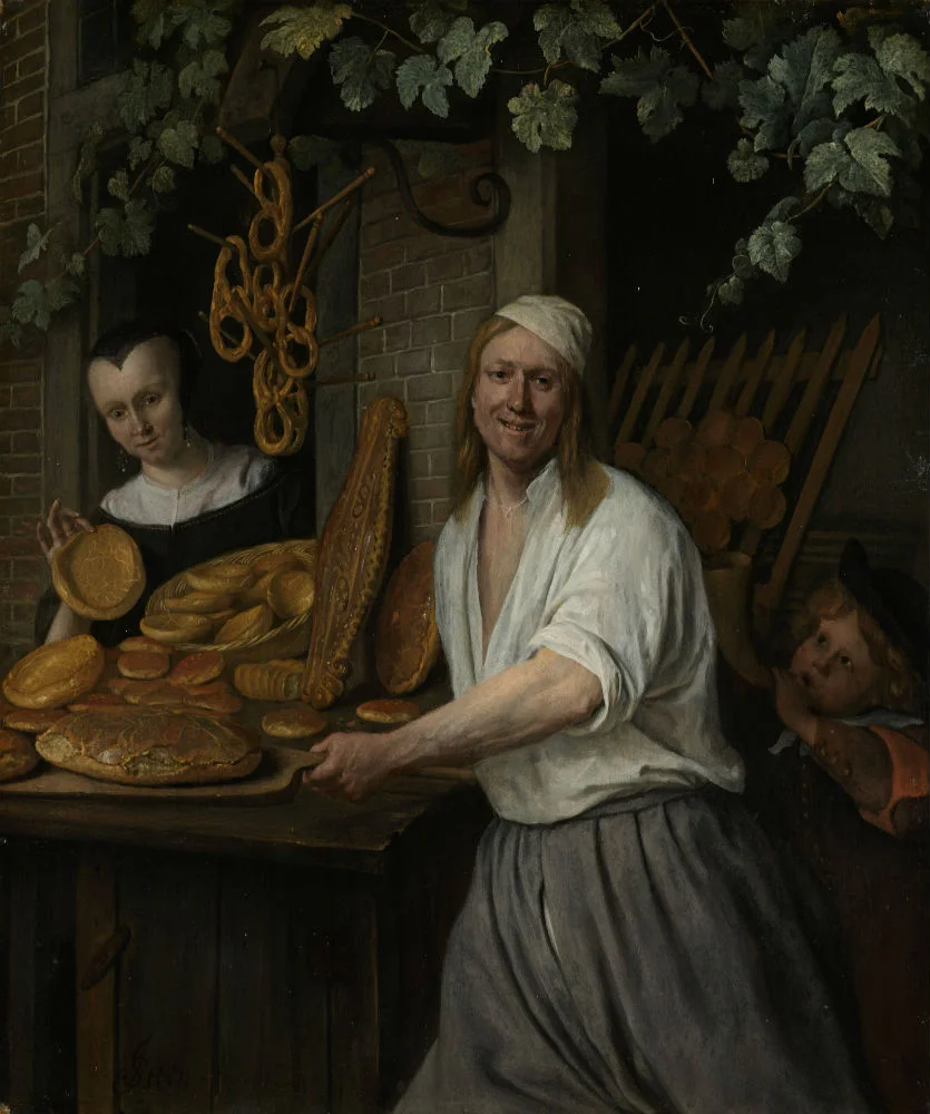 Bakker Arent Oostwaard en zijn vrouw Catharina Keizerswaard, Jan Havicksz. Steen, 1658