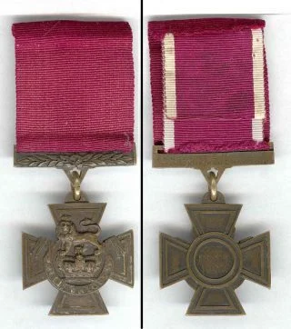 Willekeurige afbeelding van een Victoria Cross niet die van John Hollington Grayburn)