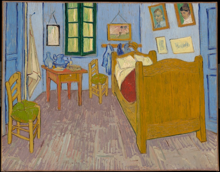 De slaapkamer van Van Gogh in Arles (Musée d'Orsay)