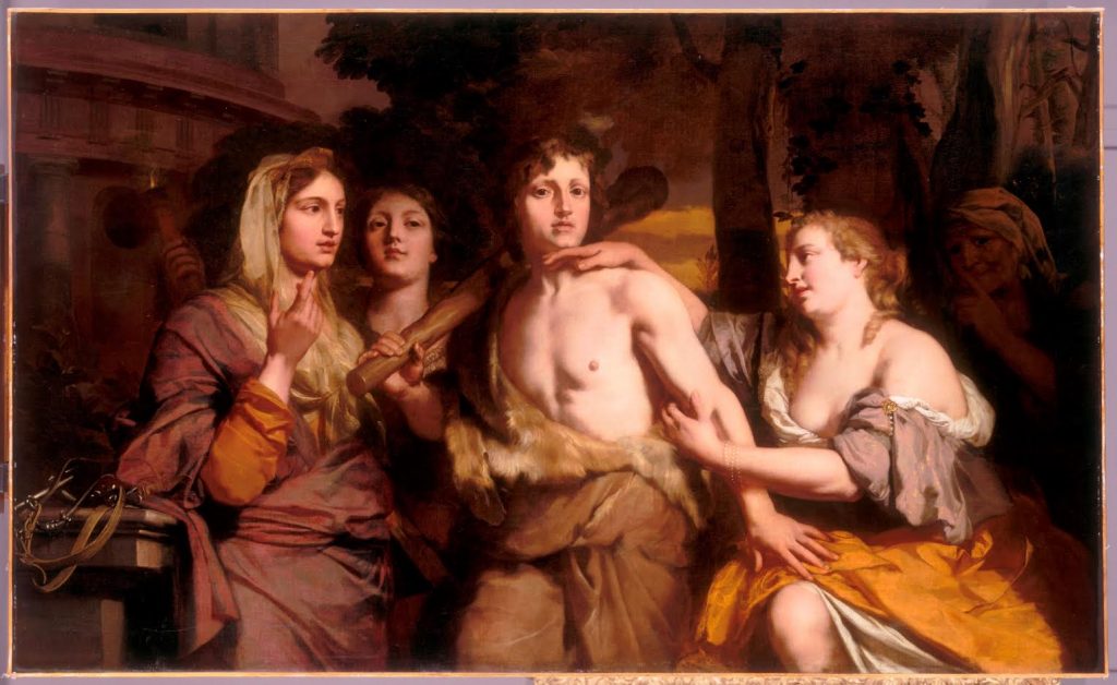 Gerard de Lairesse, Hercules kiest tussen deugd en ondeugd, ca. 1675-80, Musée du Louvre, Parijs
