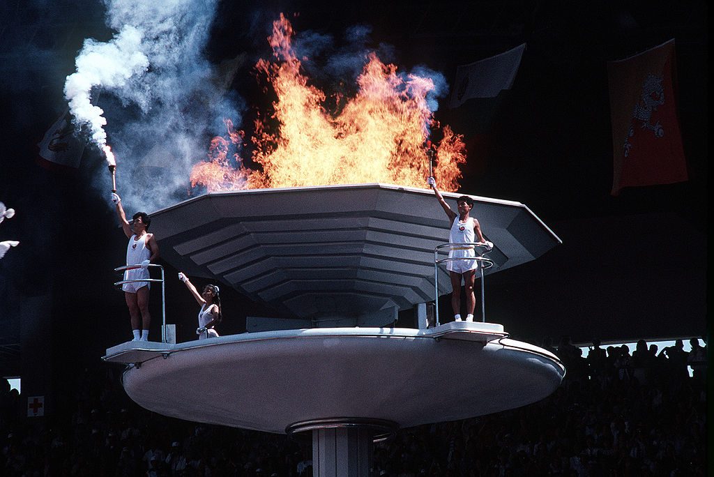 Olympisch vuur in Séoul, 1988