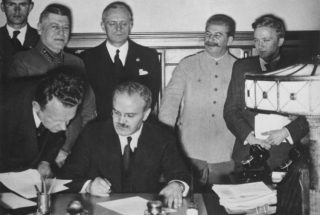 Ondertekening van het Molotov-Ribbentroppact