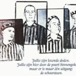 Vier Poolse verzetsstrijders in Auschwitz