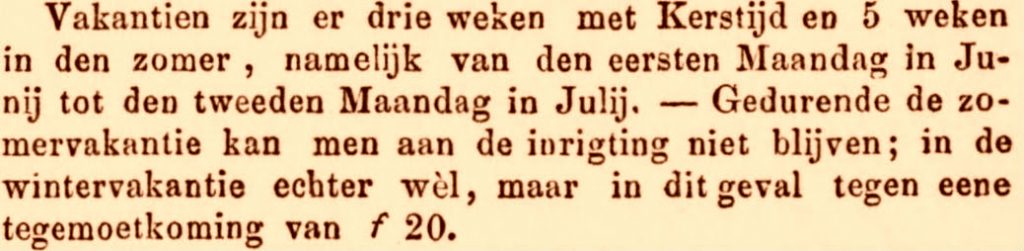 Fragment uit de periodiek De Oostpost (13 februari 1856). Bron: Delpher