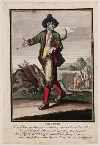 Casper Luyken, Augustus, 1700. Collectie Amsterdam Museum, A 44735