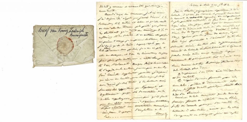 CBG - Brief van Lodewijk Napoleon Bonaparte
