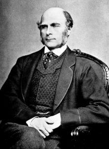 Francis Golton, grondlegger van de moderne eugenetica (1850)