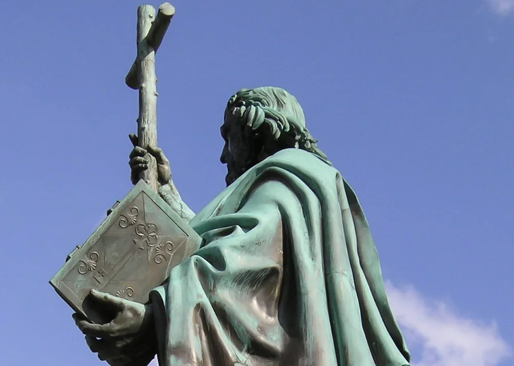 Standbeeld van Bonifatius in Fulda