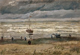 Zeegezicht bij Scheveningen (1882)