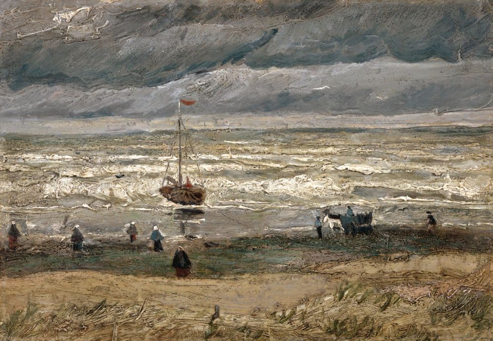 Zeegezicht bij Scheveningen (1882)