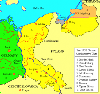 Het nieuwe Polen, na 1945. Bron: cc