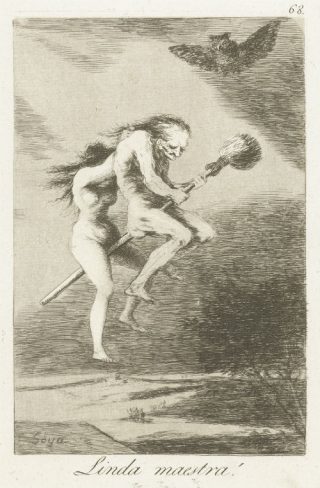 Heksen vormden een bron van angst. Francisco de Goya maakte een serieprenten over heksen tussen 1797 en 1799.