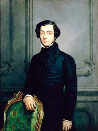 Portret van Alexis de Tocqueville door Théodore Chassériau uit 1850. Te zien in het Kasteel van Versailles.