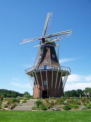 Windmolen De Zwaan in Holland, Michigan. Foto: CC