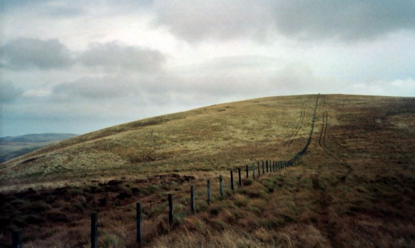 Deel van de grens tussen Engeland en Schotland - cc