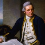 James Cook na zijn terugkeer van zijn tweede expeditie in de Stille Zuidzee (Nathaniel Dance, ca. 1775)