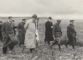 Negrín aan het front, 1937