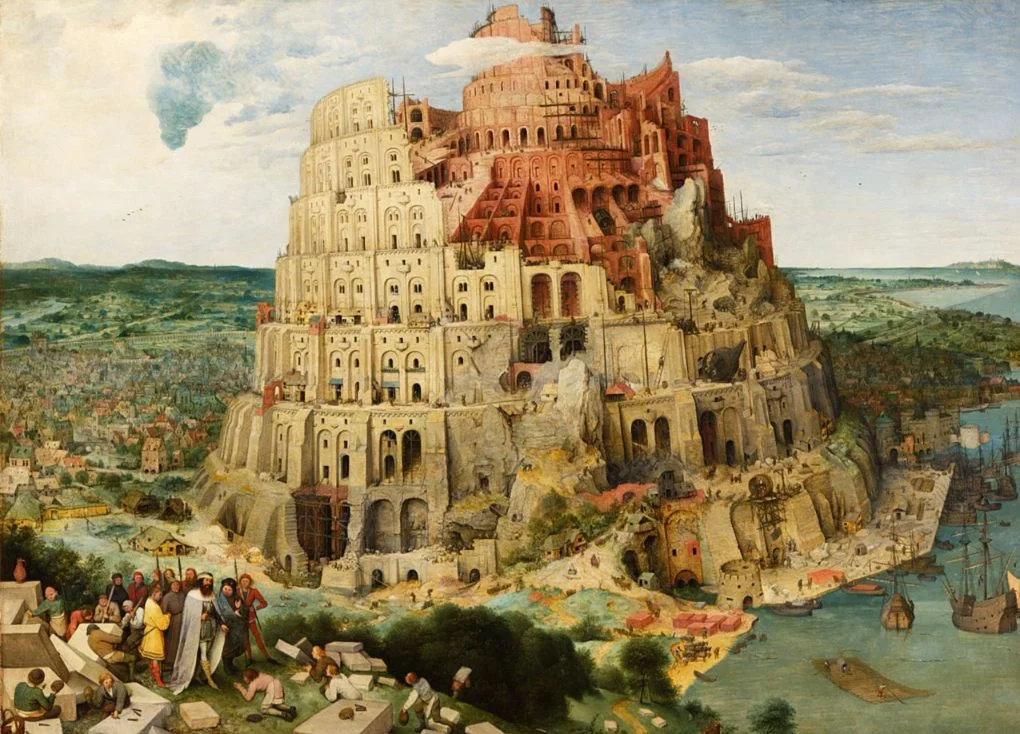 Babylonische spraakverwarring - Pieter Brueghel de Oude, de toren van Babel