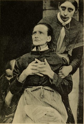 En psychiater met zijn patiënt, 1908.