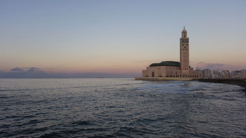 Hassan II moskee in Casablanca