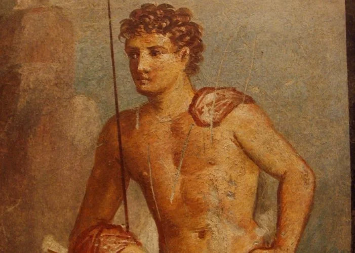 Argus op een fresco in Pompeii - cc