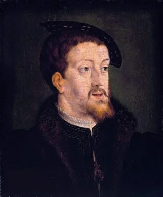 Portret van Karel V door Jan Cornelisz. Vermeyen (ca. 1530)