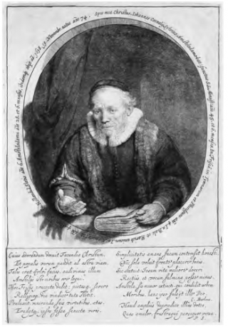 Portret van een predikant, Rembrandt van Rijn, ca. 1646