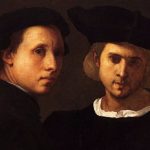 Portret van twee vrienden - Pontormo, c. 1522