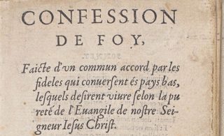 Confession de foy / Guido de Brès, 1561 (KB)