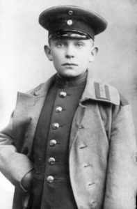 Hermann Göring in 1907 als cadet
