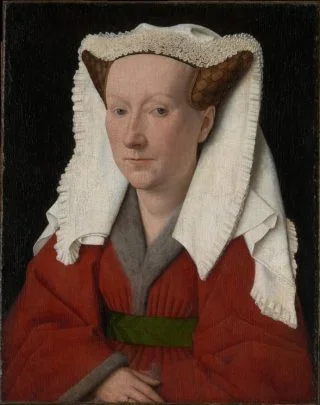 Margareta van Eyck,  1439. Geschilderd door Jan van Eyck