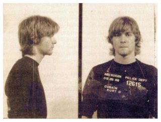 Mugshot van Kurt Cobain